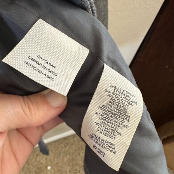 Rachel Roy Wool Blend Gray Coat   Size X-Large - Picture 6 of 7